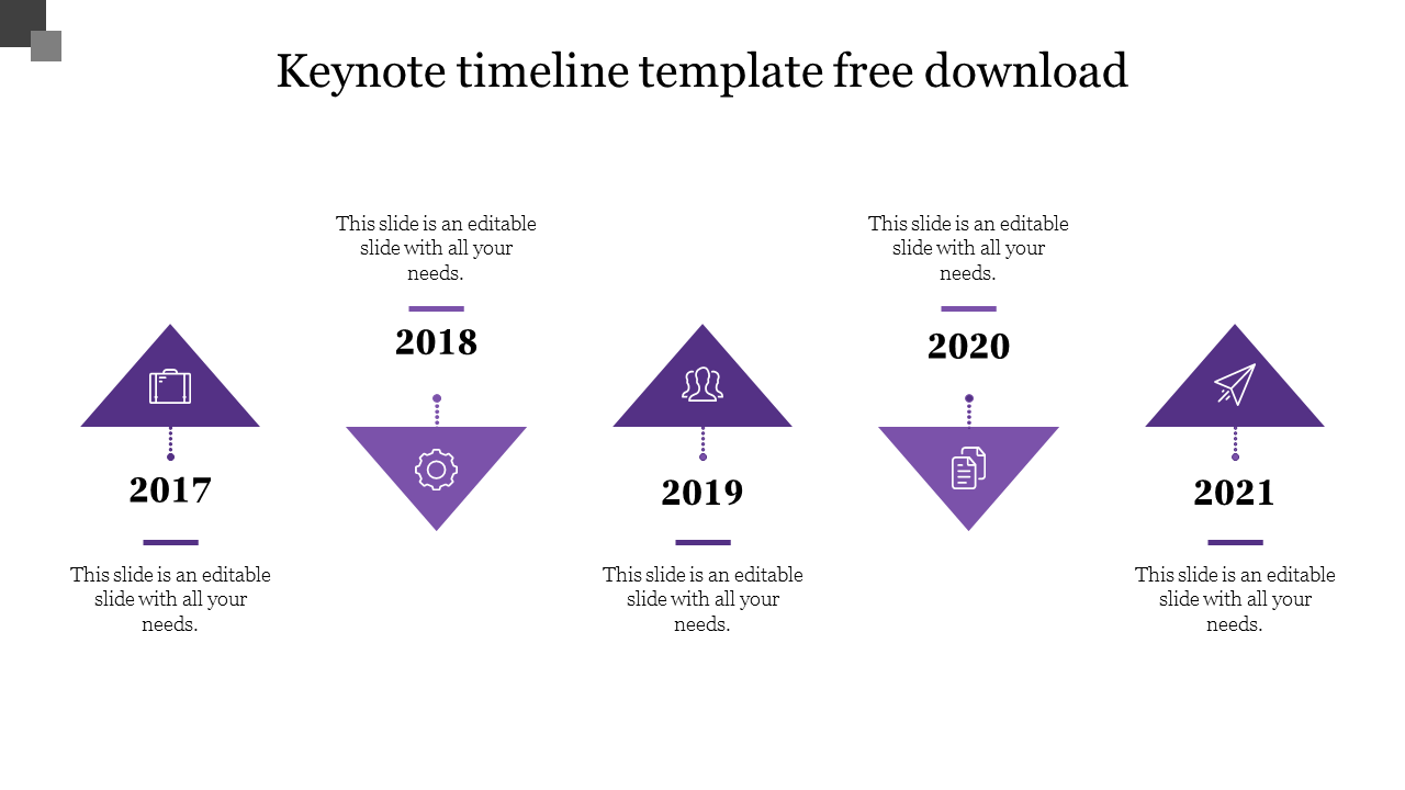 Free - Extraordinary Keynote Timeline Template Free Download
